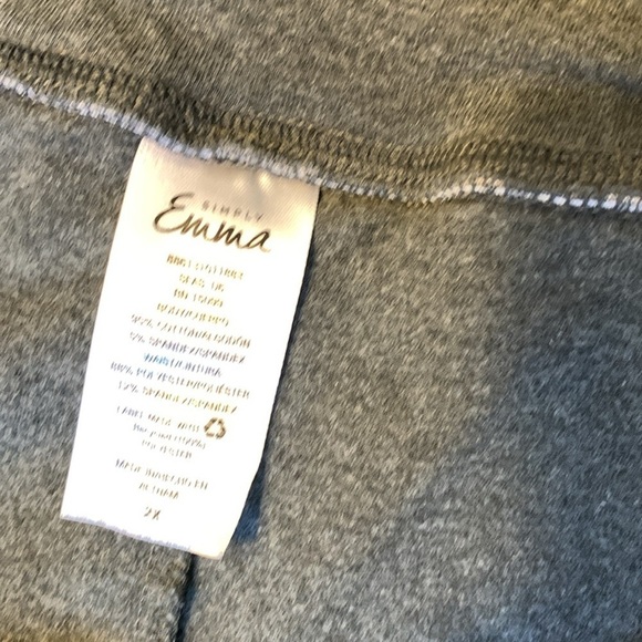 Simply Emma grey 2x stretchy pants in box 17 - Picture 5 of 7